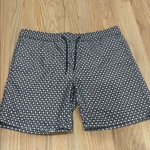 Surfside Supply Men’s Black and White Swim Trunks Size Large